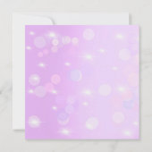 Beautiful Anime Girl Glitchcore Floral カード (裏面)