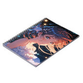 Beautiful anime girl illustration ノートブック (左側)