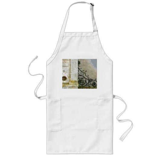 Beautiful apron with French design ロングエプロン (正面)
