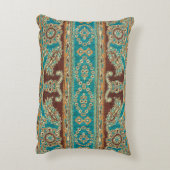 Beautiful, arab, arabic, arabian, arabesque fabric アクセントクッション (裏面(縦))