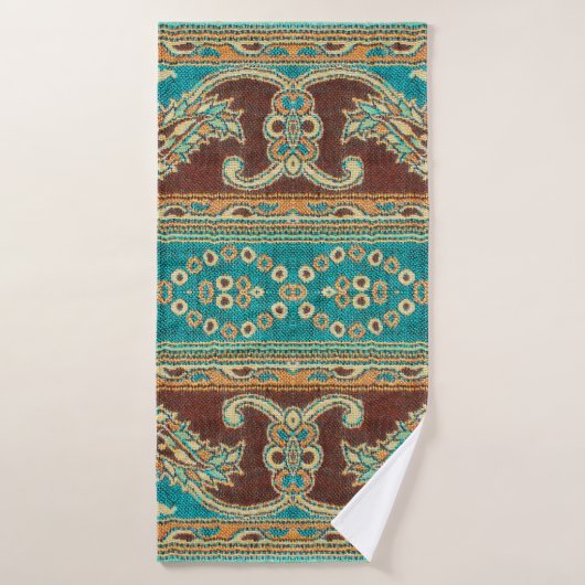 Beautiful, arab, arabic, arabian, arabesque fabric バスタオル (バスタオル)