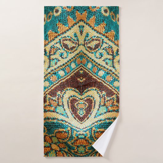 Beautiful, arab, arabic, arabian, arabesque fabric バスタオル (バスタオル)