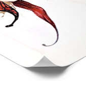 Beautiful Art Deco Butterfly Fairy ポスター (角)