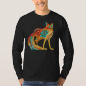 Beautiful Artistic Fox Animal Tシャツ (正面)