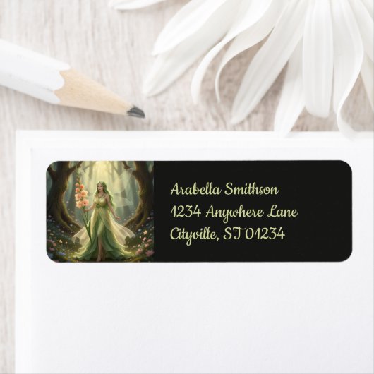 Beautiful August Peridot Fairy ラベル (インサイチュ)