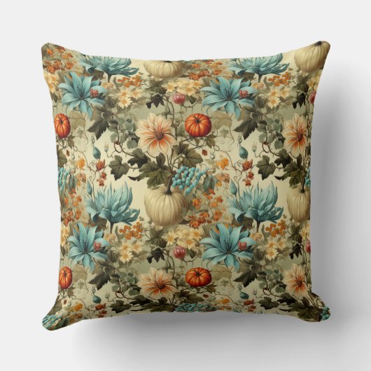 Beautiful Autumn Harvest vibes Fleece Blanket クッション (裏面)