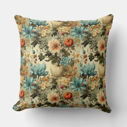 Beautiful Autumn Harvest vibes Fleece Blanket クッション (正面)