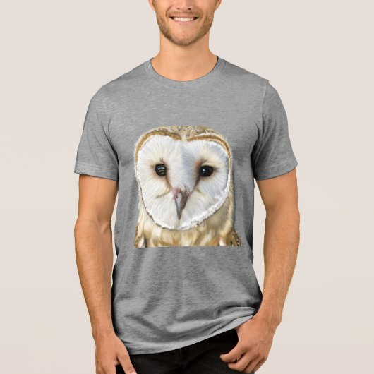 Beautiful Barn Owl トライブレンドＴシャツ (正面)