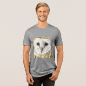 Beautiful Barn Owl トライブレンドＴシャツ (正面全面)