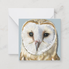 Beautiful Barn Owl ノートカード