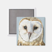 Beautiful Barn Owl マグネット (正面/裏面)
