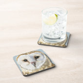 Beautiful Barn Owl Coasters (6) コースター (右側)