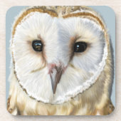 Beautiful Barn Owl Coasters (6) コースター (正面)