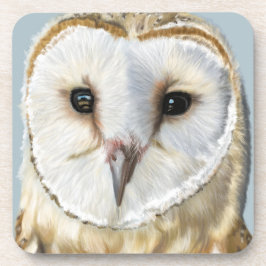 Beautiful Barn Owl Coasters (6) コースター