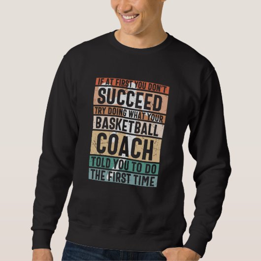 Beautiful Basketball Design スウェットシャツ (正面)