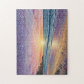 Beautiful Beach Waves and Shore Art ジグソーパズル (縦)