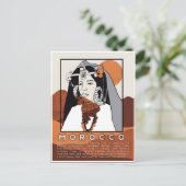 Beautiful Berber Woman of Marrakech Morocco ポストカード (スタンド正面)