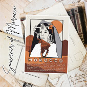 Beautiful Berber Woman of Marrakech Morocco ポストカード