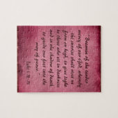 Beautiful Bible Verse about Peace ジグソーパズル (横)