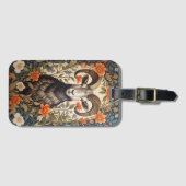 Beautiful Big Horn Sheep William Morris Inspired ラゲッジタグ (正面横)