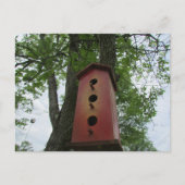 beautiful bird house hanging from the tree ポストカード (正面)