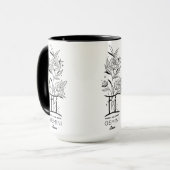 Beautiful Birth Month Flower/Zodiac Sign/Gemini マグカップ (正面左)