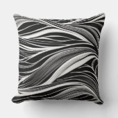 Beautiful Black and White Vibes Design kissen クッション (正面)