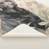 Beautiful Black Lab シェルパブランケット (3/4)