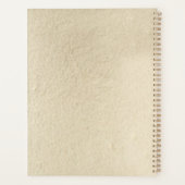 Beautiful Black & White Patterns Custom Name プランナー手帳 (裏面)