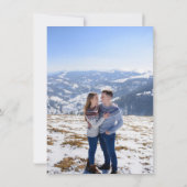 Beautiful Black & White Wedding セーブザデート (裏面)