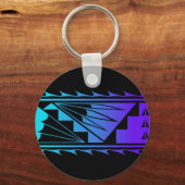 Beautiful Blessings - Teal/Purple - キーホルダー (正面)