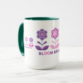 Beautiful Blooming Design Mugs マグカップ (正面左)