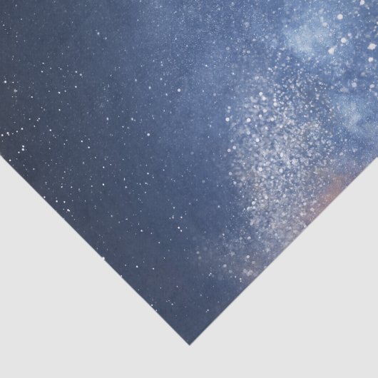 Beautiful Blue Outer Space Stars Milky Way Galaxy 薄葉紙 (詳細)