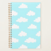 Beautiful Blue Sky Print Notebook Planner プランナー手帳 (正面)