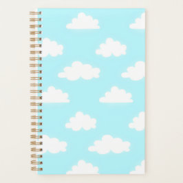 Beautiful Blue Sky Print Notebook Planner プランナー手帳