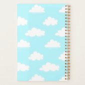 Beautiful Blue Sky Print Notebook Planner プランナー手帳 (裏面)