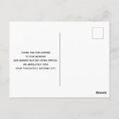 Beautiful Blue Sky with Flying Swans ポストカード (裏面)