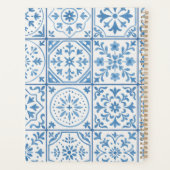 Beautiful Blue Tile  プランナー手帳 (裏面)