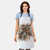 Beautiful Boho Horse エプロン (着用した状態)