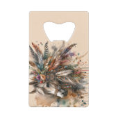 Beautiful Boho Horse クレジットカード栓抜き (正面)