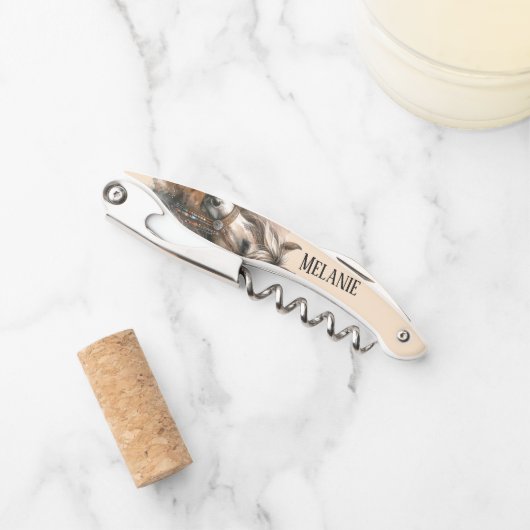 Beautiful Boho Horse  ソムリエナイフ (正面)