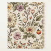 Beautiful Boho on Beige プランナー手帳 (裏面)