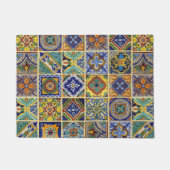 Beautiful Boho Talavera Tiles ドアマット (正面)