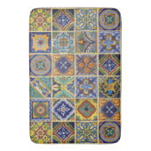 Beautiful Boho Talavera Tiles バスマット (正面縦)