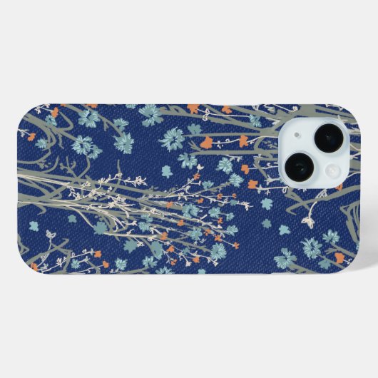 Beautiful boho wildflower phone case Case-Mate iPhoneケース (裏面 (横))