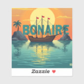 Beautiful bonaire sunset シール (シート)