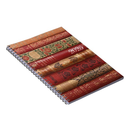 Beautiful Book Spines 2026 ノートブック (右側)