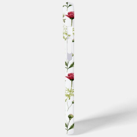 Beautiful Botanical Wildflowers Name Case-Mate iPhoneケース (裏面 / 左)