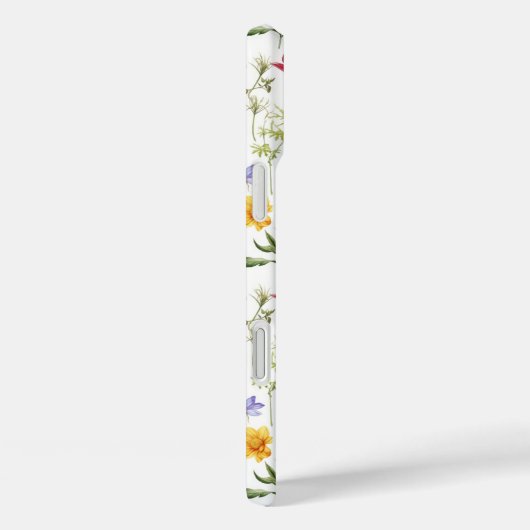 Beautiful Botanical Wildflowers Name Case-Mate iPhoneケース (裏面 / 右)