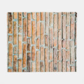 Beautiful brick wall Old classicabstract, architec フリースブランケット (正面(横))